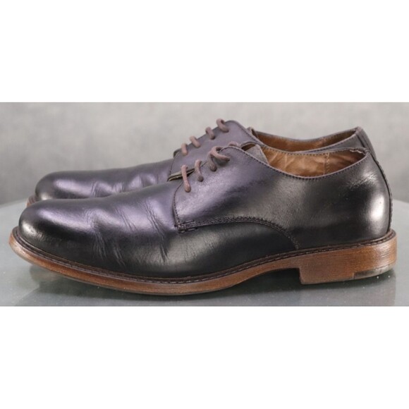 Lucky Brand Men\'s Plain Toe Comfort Dress Shoes Size 9 M Leather Black main image 9